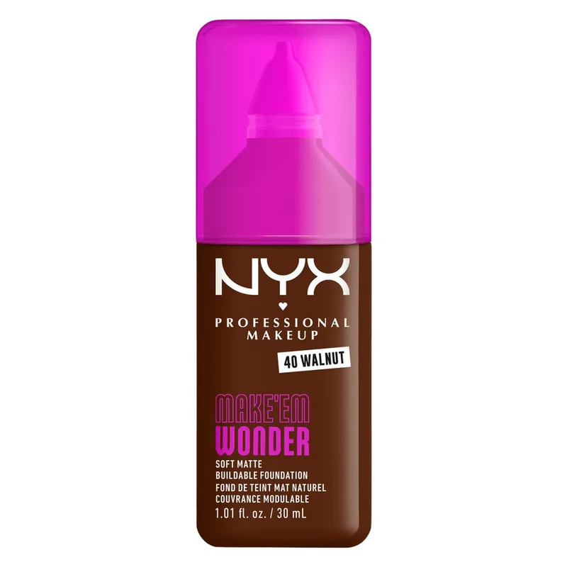 Bild 1 för NYX PROFESSIONAL MAKEUP Make Em Wonder Foundation 40 Walnut