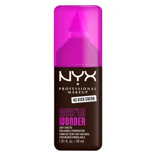 Produktfoto för NYX PROFESSIONAL MAKEUP Make Em Wonder Foundation 45 Rich Cocoa