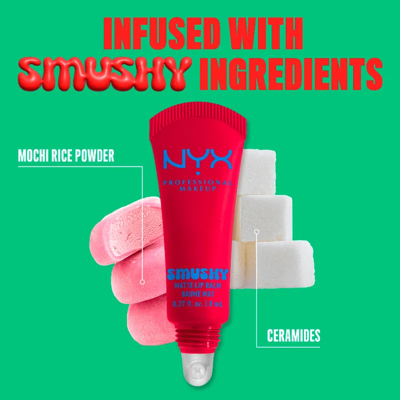 Bild 7 för NYX PROFESSIONAL MAKEUP Smushy Matte Lip Balm 10 Sassy Stuff