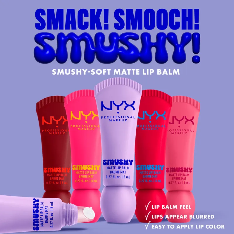 Bild 3 för NYX PROFESSIONAL MAKEUP Smushy Matte Lip Balm 11 Squeeze N Sizzle