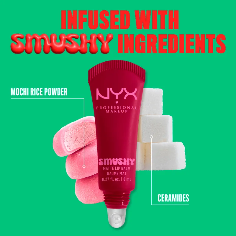 Bild 7 för NYX PROFESSIONAL MAKEUP Smushy Matte Lip Balm 11 Squeeze N Sizzle