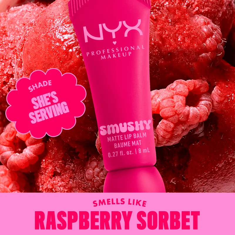 Bild 6 för NYX PROFESSIONAL MAKEUP Smushy Matte Lip Balm 4 Shes Serving