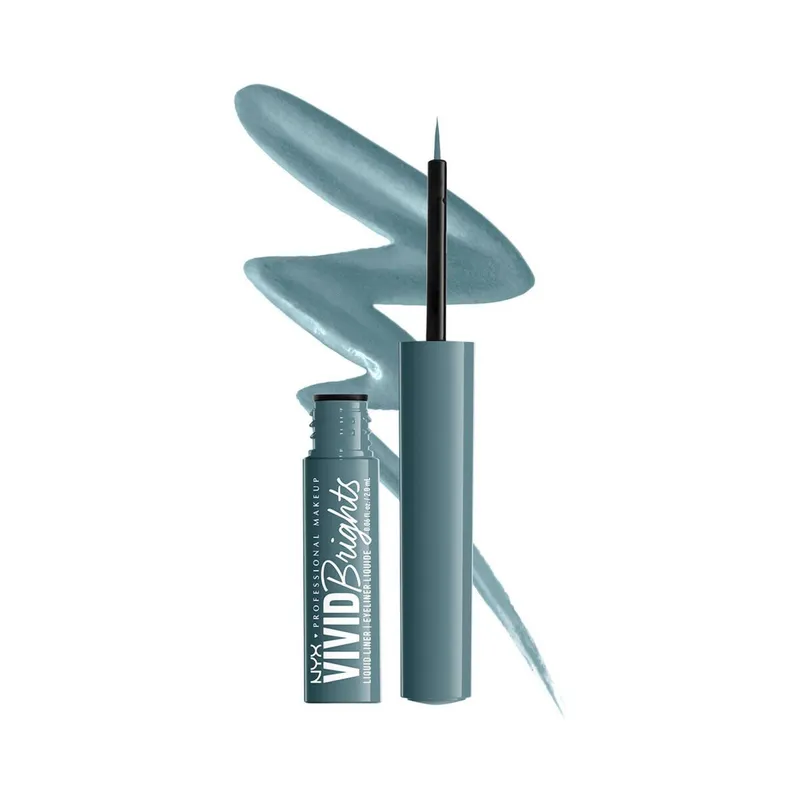 Bild 3 för NYX Professional Makeup Vivid Bright Liquid Liner Cyan Simp 01 2 ml