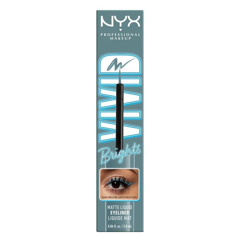 Bild 5 för NYX Professional Makeup Vivid Bright Liquid Liner Cyan Simp 01 2 ml