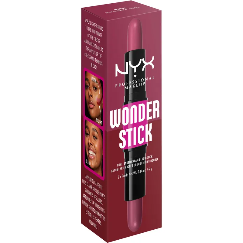 Bild 2 för NYX PROFESSIONAL MAKEUP Wonder Stick Dual-Ended Cream Blush Stick 04 D