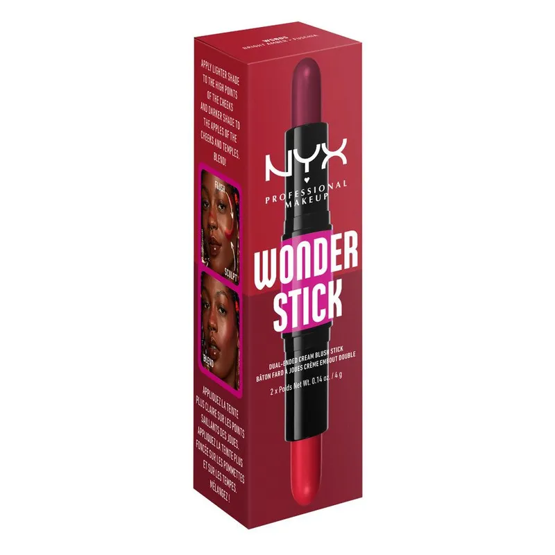 Bild 2 för NYX PROFESSIONAL MAKEUP Wonder Stick Dual-Ended Cream Blush Stick 05 B