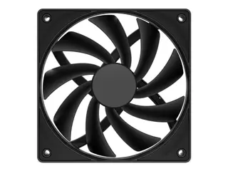 Produktfoto för NZXT F120Q V2 Quiet Airflow - Chassi fläkt - 120mm - Svart - 25 dBA