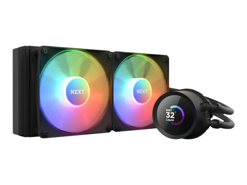 Alternativ bild 0 för NZXT Kraken 240 RGB - Kylsystem med vätska till processorn - (för: AM4, TR4, sTRX4, LGA1200, LGA1700, AM5, LGA115x Socket) - koppar - 120 mm - mattsvart