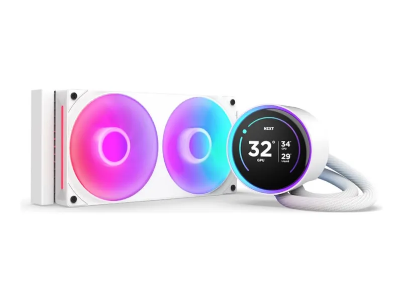 Alternativ bild 0 för NZXT Kraken Elite RGB 240 WHITE V2 (2024) - CPU Vattenkylare - Max 30 dBA
