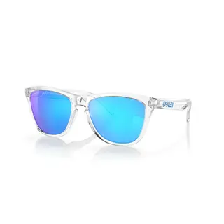 Produktfoto för Oakley Frogskins Crystal Clear W/ Prizm Sapph