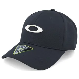 Produktfoto för Oakley - Svart flexfit Keps - Tincan Cap Black/Light Grey Flexfit @ Hatstore