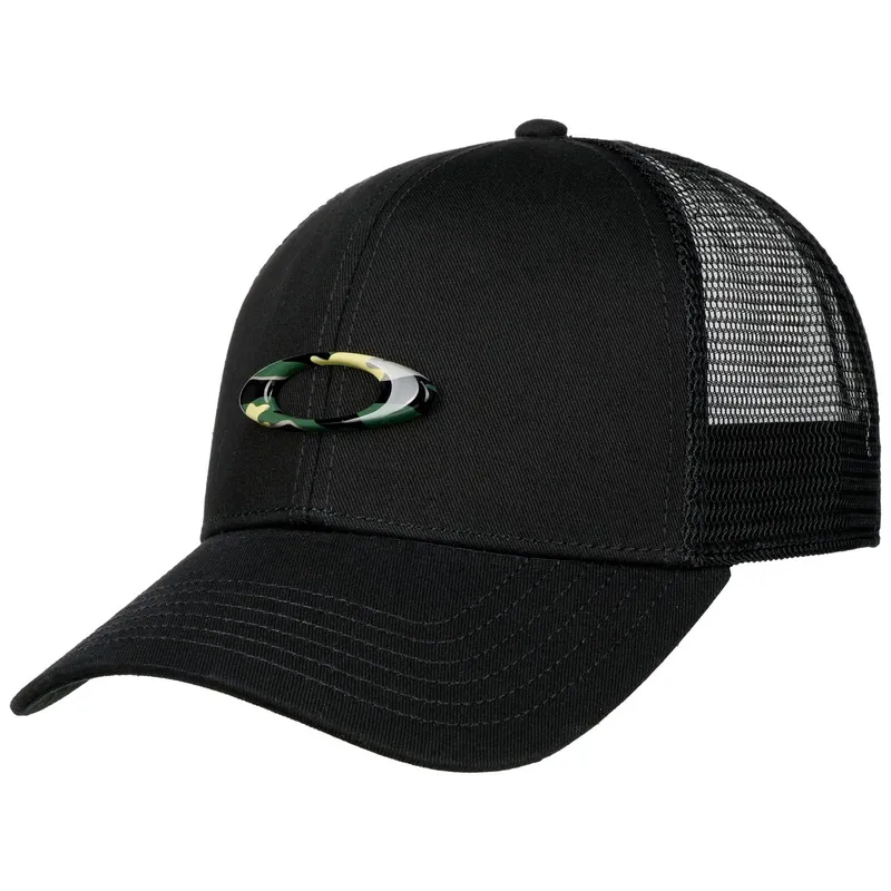 Bild 1 för Oakley - Svart trucker Keps - Ellipse Hat Blackout Trucker @ Hatstore