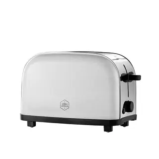 Produktfoto för OBH Nordica Manhattan Steel 2 (2267) - Brödrost - 2 skiva - 2 Kortplatser - rostfritt stål/svart