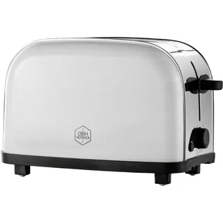 Produktfoto för OBH Nordica Manhattan Steel 2 (2267) - Brödrost - 2 skiva - 2 Kortplatser - rostfritt stål/svart