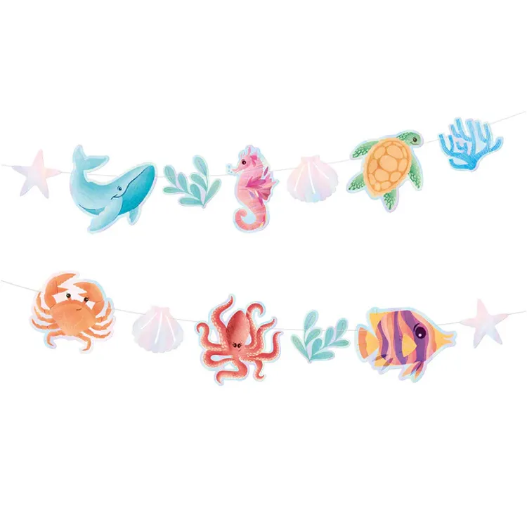Alternativ bild 0 för Ocean Party Banderoll 200cm