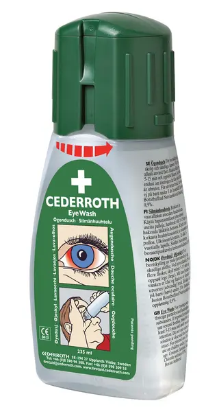Produktfoto för ÖGONDUSCHFLASKA 7221 CEDERROTH 235ML | Beijerbygg Byggmaterial