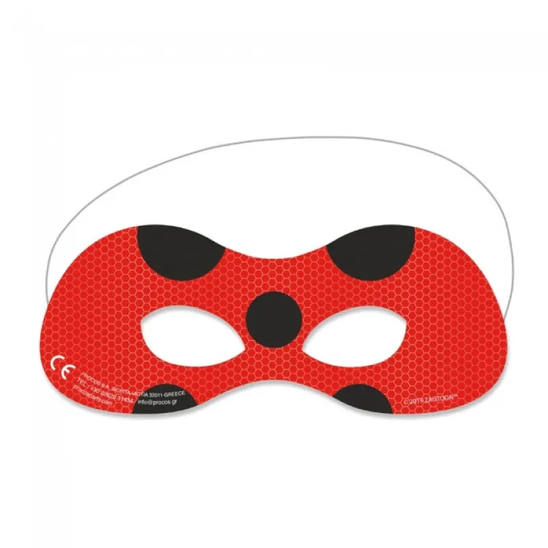 Alternativ bild 0 för Ögonmasker Miraculous  6-pack