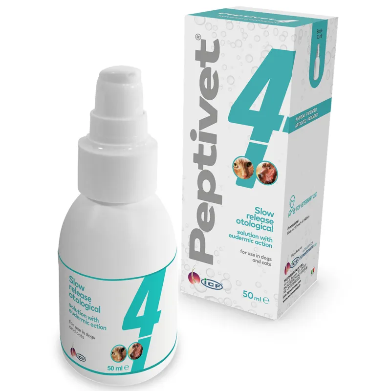 Bild 1 för Öronrengöring ICF Peptivet 4 50 ml