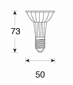 Bild 2 för Örsjö PAR16 LED 4,8W Dimbar 2700K E14