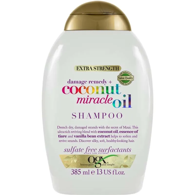 Bild 1 för OGX Coconut Miracle Oil Shampoo - 385 ml