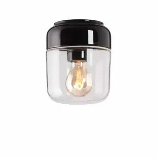 Produktfoto för Ohm Svart klar taklampa E27 max 40W