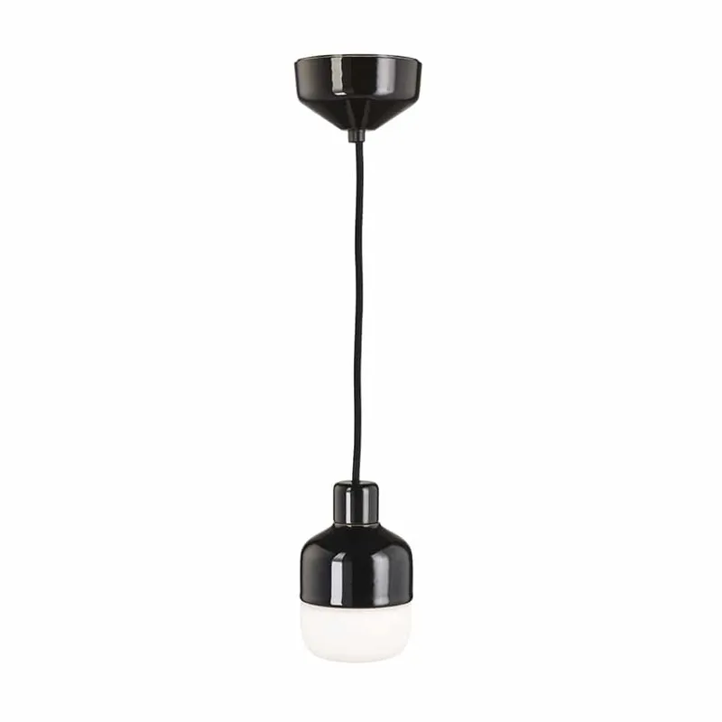 Bild 1 för Ohm Svart Opal Taklampa G9 max 20W