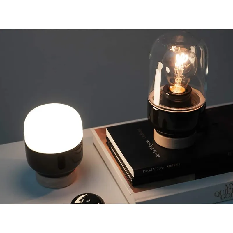 Bild 2 för Ohm Svart Opal Taklampa G9 max 20W