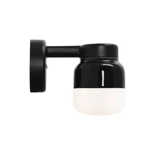 Produktfoto för Ohm Wall Vägglampa LED G9 Svart 100/150 Opalglas IP44