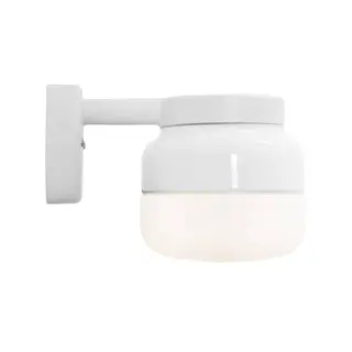 Produktfoto för Ohm Wall Vägglampa LED GX53 Vit 140/150 Opalglas IP44