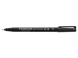 Produktfoto för OHP-pen Lumocolor sort F 0,6 mm 318-9 permanent - (10 stk.)