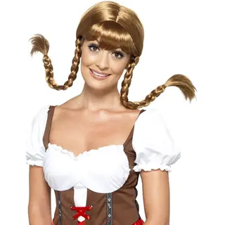 Produktfoto för Oktoberfest Bayerska Peruk med Flätor