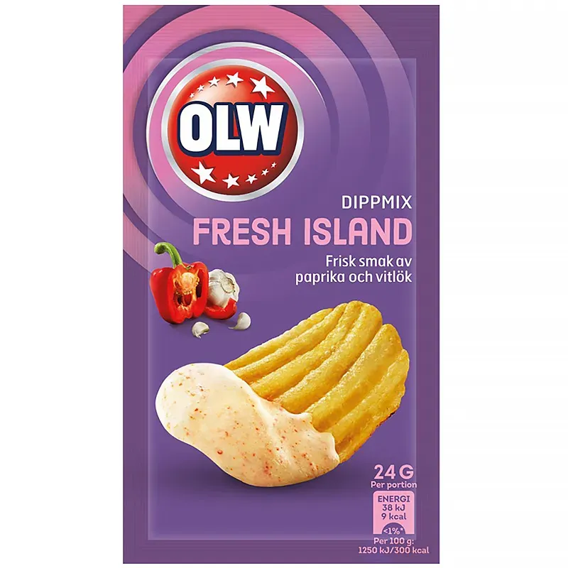 Alternativ bild 0 för OLW 2 x Dippmix Fresh Island 24g