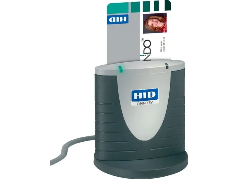 Alternativ bild 0 för Omnikey TPV LECTOR DNI 3121 USB BULK, USB 2.0, 0,15 m, Grå, Sølv, 110 g