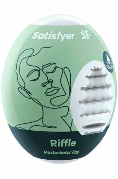 Bild 1 för Onani Egg Satisfyer Riffle Green