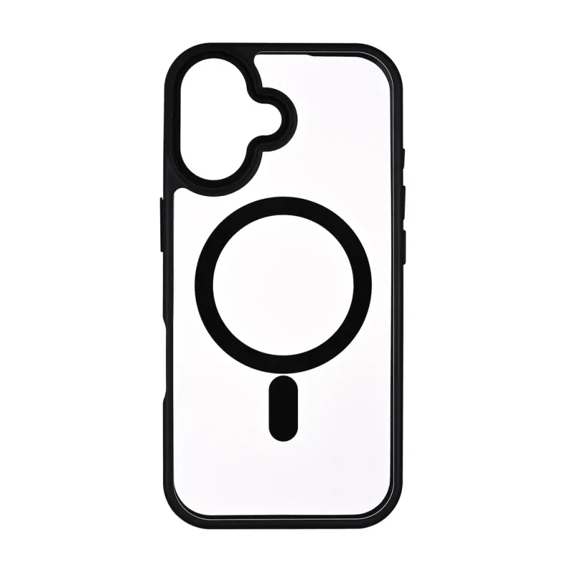 Alternativ bild 0 för ONSALA iPhone 17 Mobilskal MagSafe Bumper - Svart-Clear