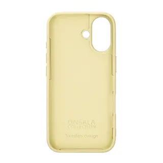Produktfoto för ONSALA iPhone 17 Mobilskal med Silikonkänsla - Citron