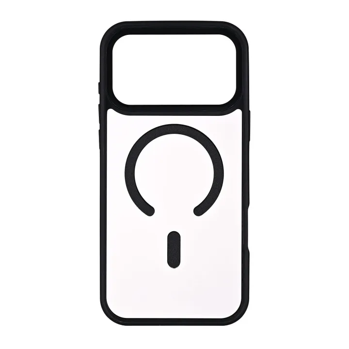 Alternativ bild 0 för ONSALA iPhone 17 Pro Max Mobilskal MagSafe Bumper - Svart-Clear