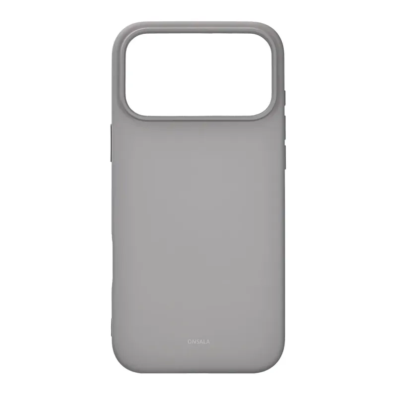 Alternativ bild 0 för ONSALA iPhone 17 Pro Max Mobilskal med Silikonkänsla - Betong
