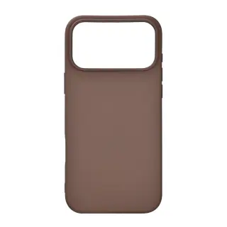 Produktfoto för ONSALA iPhone 17 Pro Max Mobilskal med Silikonkänsla - Choklad
