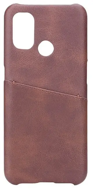 Produktfoto för ONSALA Mobile Cover Brown with Cardpocket Oneplus Nord N100