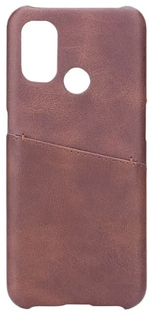 Alternativ bild 0 för ONSALA Mobile Cover Brown with Cardpocket Oneplus Nord N100