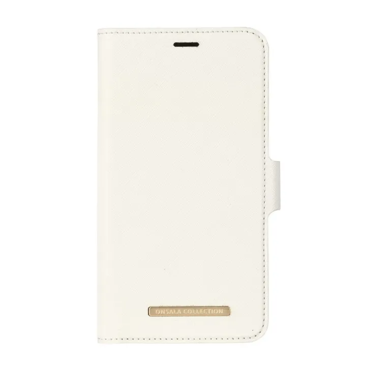 Alternativ bild 0 för ONSALA Mobile Wallet Saffiano White iPhoneXR