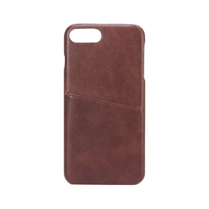 Alternativ bild 0 för ONSALA Mobilecover Brown iPhone 6/7/8 Plus Creditcard Pocket