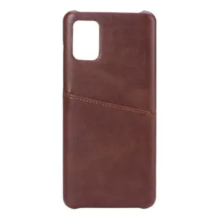 Produktfoto för ONSALA Mobilecover Brown Samsung A71 Creditcard Pocket