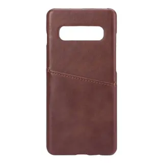 Produktfoto för ONSALA Mobilecover Brown Samsung S10 Plus Creditcard Pocket