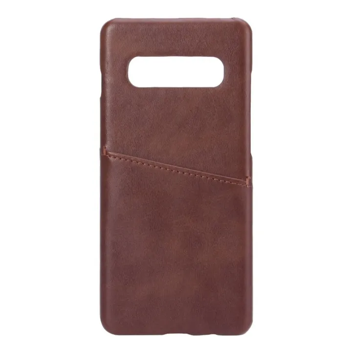 Alternativ bild 0 för ONSALA Mobilecover Brown Samsung S10 Plus Creditcard Pocket