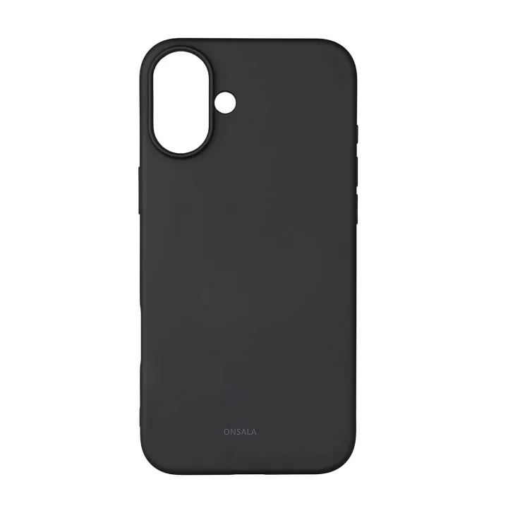 Alternativ bild 0 för Onsala Mobilskal med Silikonkänsla Black - iPhone 16 Plus