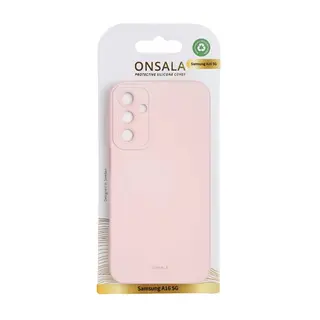 Produktfoto för Onsala Mobilskal med Silikonkänsla Chalk Pink - Samsung A16 4G/A16 5G