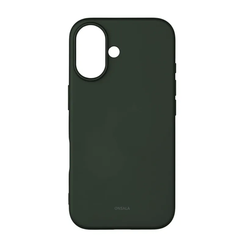 Alternativ bild 0 för Onsala Mobilskal med Silikonkänsla Olive Green - iPhone 16