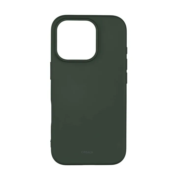 Alternativ bild 0 för Onsala Mobilskal med Silikonkänsla Olive Green - iPhone 16 Pro